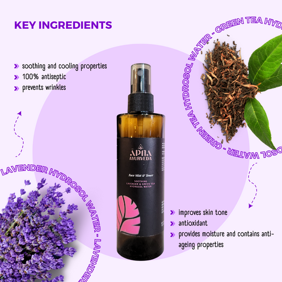 Nourish your skin with our soothing Lavender Hydrosol Water – the perfect facial toner.
