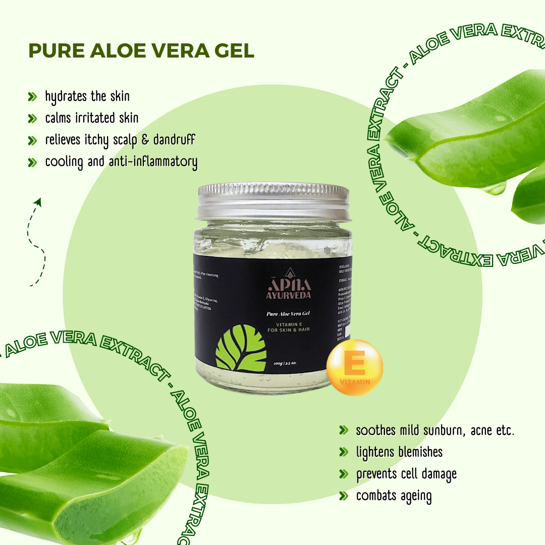 Relieve sunburn discomfort with our soothing aloe vera gel for instant calming and healing.