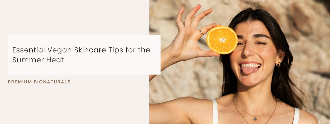 Choose vegan products for ethical summer skincare.