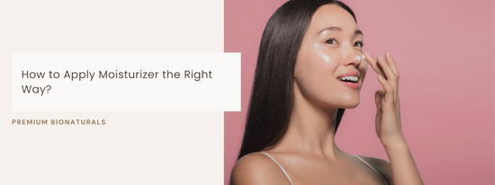 Apply Apna Ayurveda moisturiser to hydrate and soothe your skin.