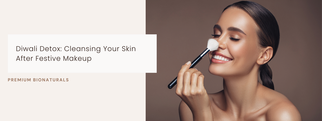 Detox your skin and remove Diwali makeup for a radiant glow.