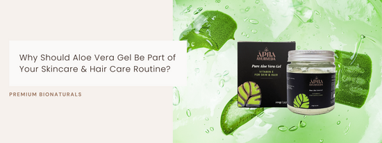 Moisturise your skin and hair this summer with Aloe Vera Gel.