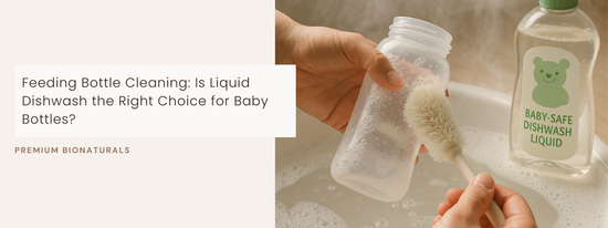 Steriliser setup after feeding bottle cleaning