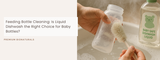 Steriliser setup after feeding bottle cleaning