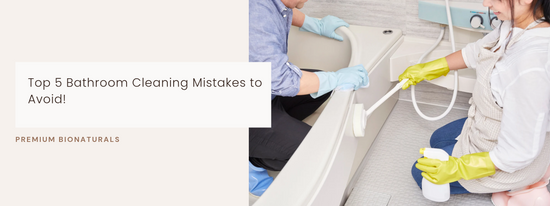 A clean and sparkling bathroom starts with avoiding these simple cleaning mistakes.
