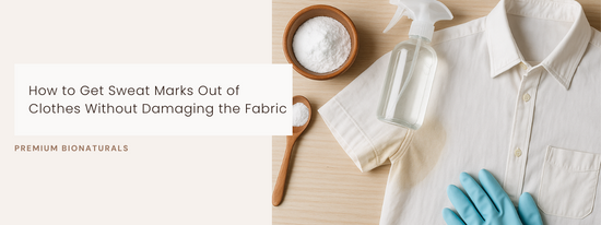 Best tips on how to get sweat marks out of clothes and prevent yellow underarm stains.