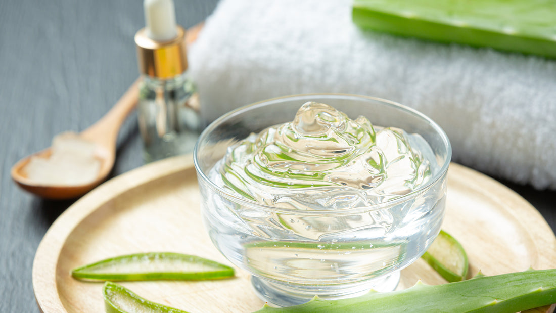 Soothe sunburned skin with aloe vera's cooling relief.