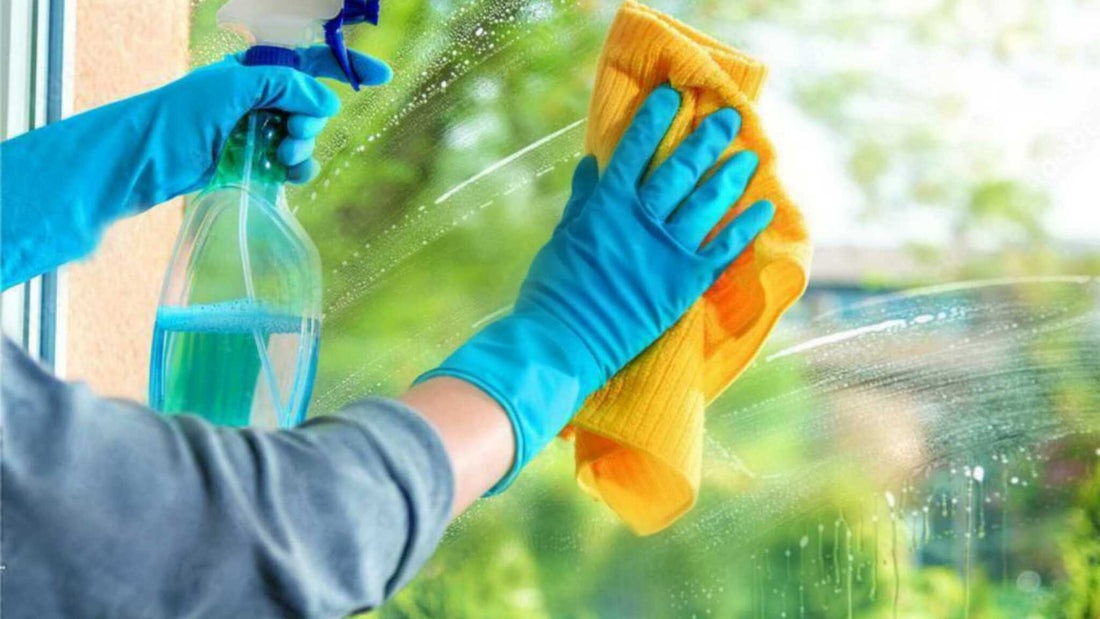 Use Premium Bionaturals Tea Tree Glass Cleaner for sparkling glass surfaces.