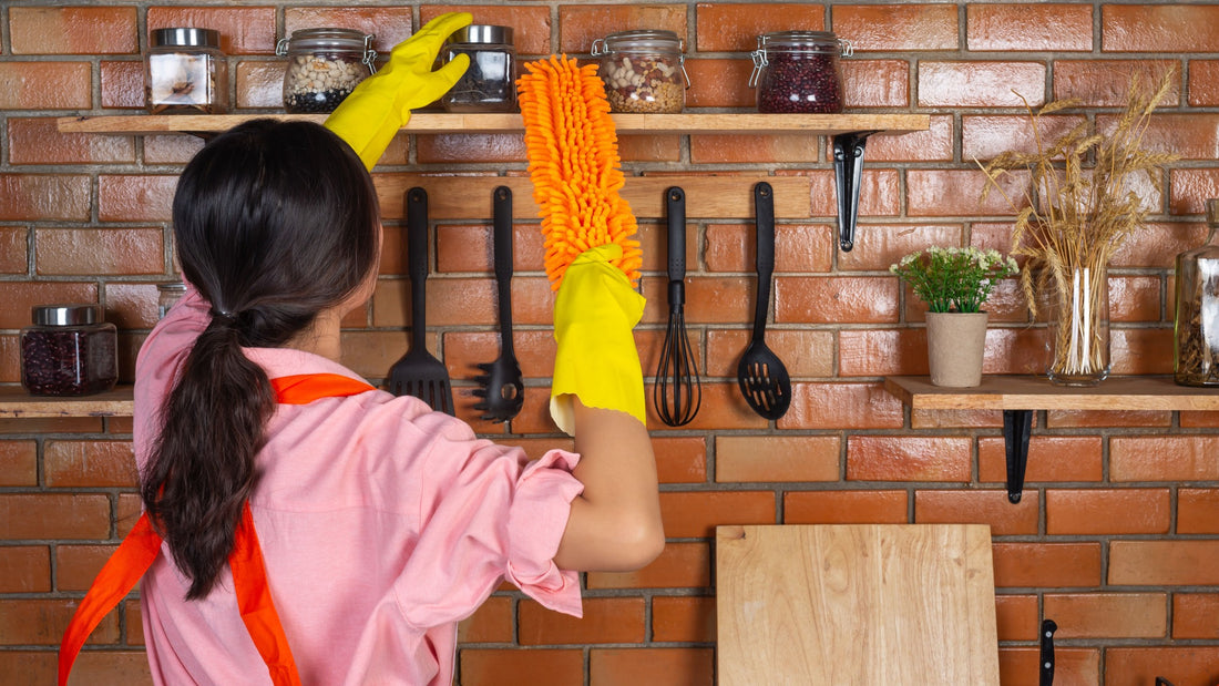 Learn how to keep your kitchen spotless and grime-free naturally.