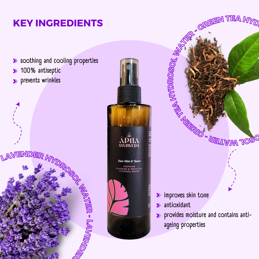 Nourish your skin with our soothing Lavender Hydrosol Water – the perfect facial toner.