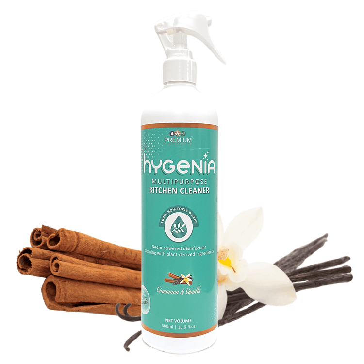 Elevate your kitchen hygiene with our plant-based kitchen cleaner, ensuring a spotless, organic, and toxin-free culinary haven.
