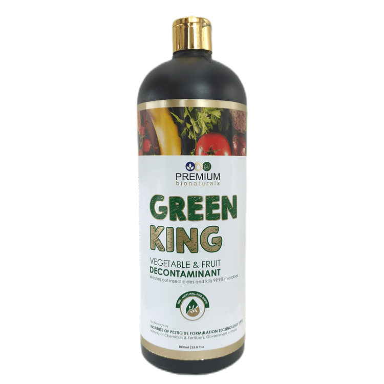 Green King, by IPFT experts, is a 100% organic fruit disinfectant, removing germs for ultimate health and safety.