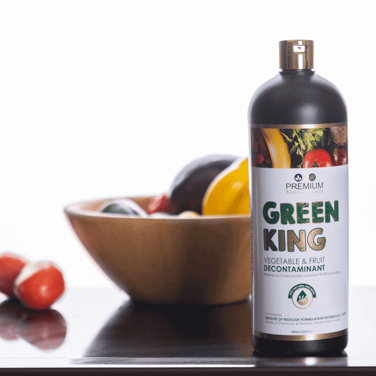 Opt for health assurance with Green King – an NABL accredited formula, formulated by pesticide experts for optimal safety.