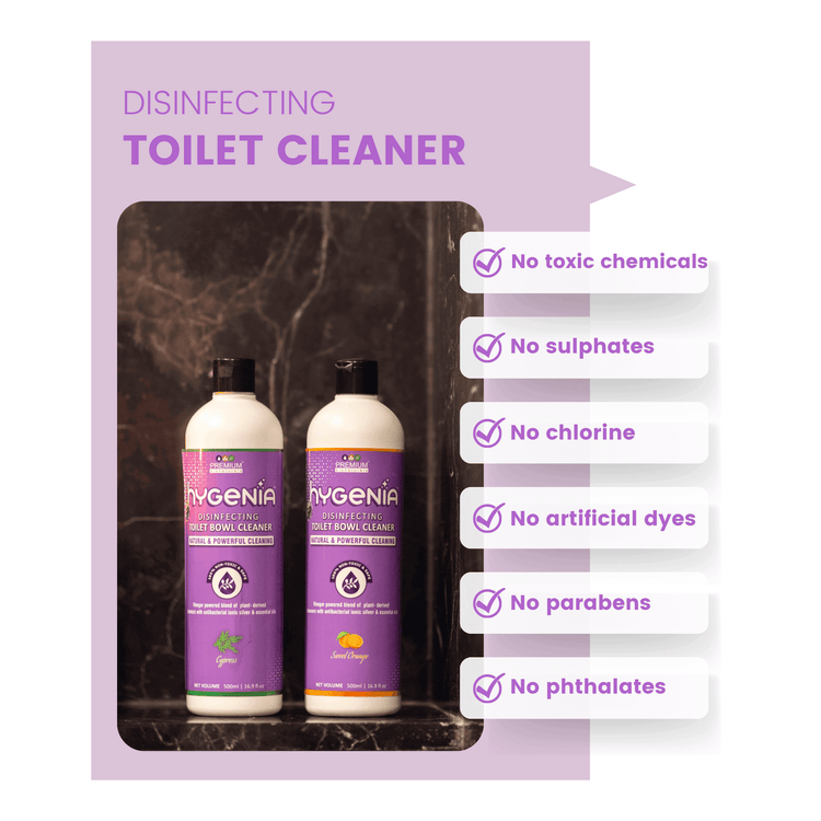 Bring home India’s finest toilet bowl cleaner that is free from chlorine or hydrochloric acid – pure cleanliness redefined.