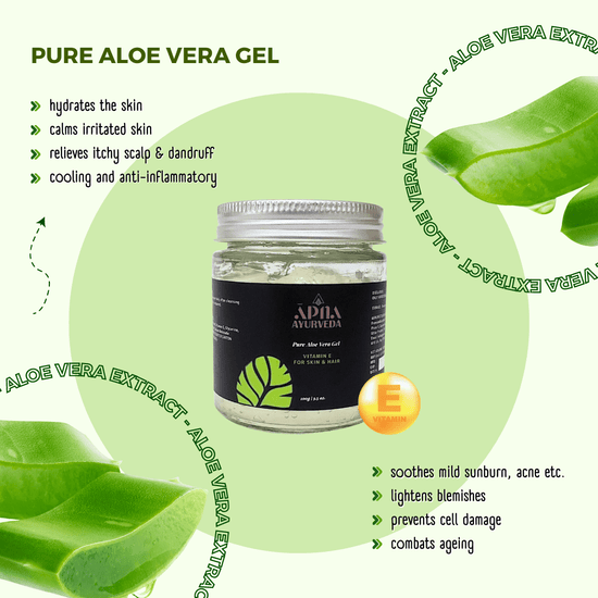 Pure Aloe Vera Gel with Vitamin E