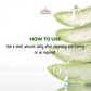 Banish dry skin woes effortlessly using our hydrating aloe vera gel for lasting comfort.