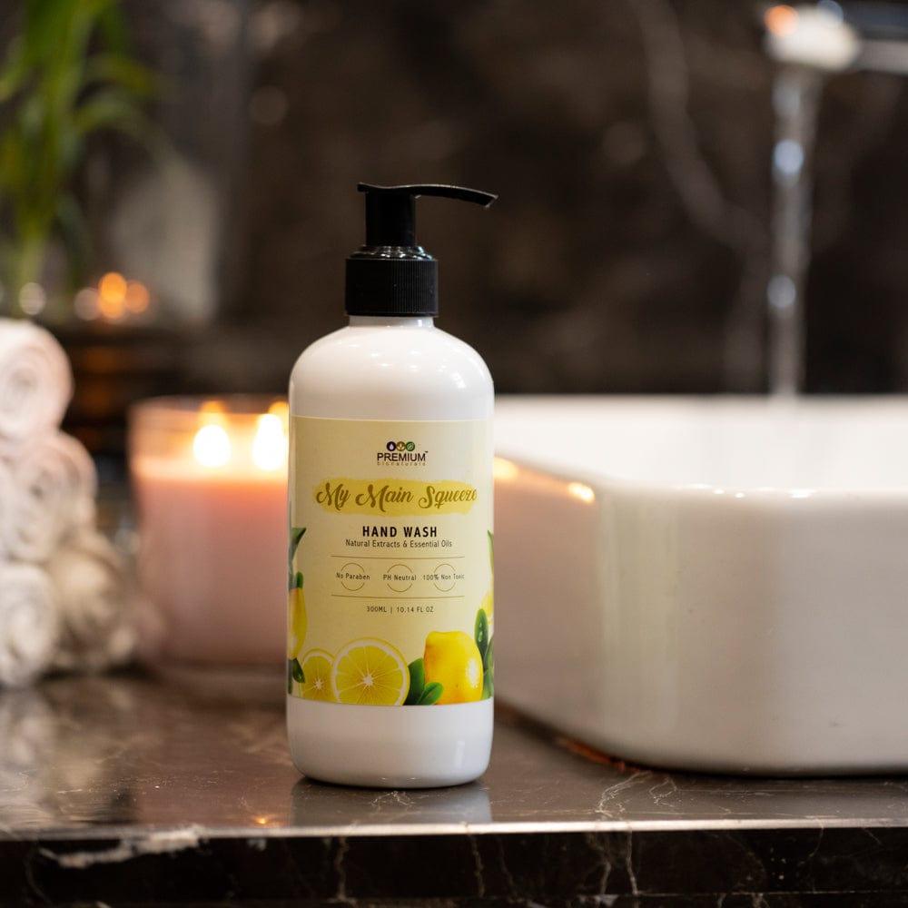 Stay soft with our lemon natural hand wash - organic, gentle, and nourishing.